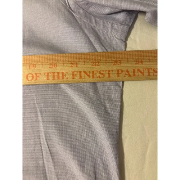 Polo Ralph Lauren Button Down Mens XL Purple Micro Check Excellent Pony Logo - Picture 7 of 12